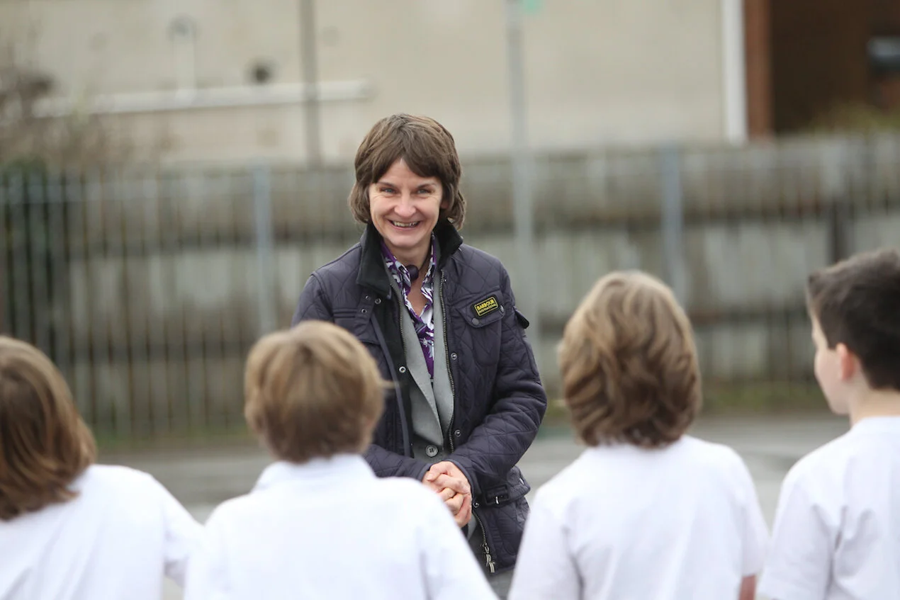 Laura McAllister and Children